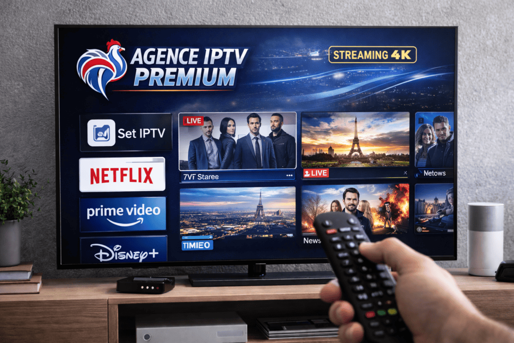 agence iptv france streaming 4k sur smart tv