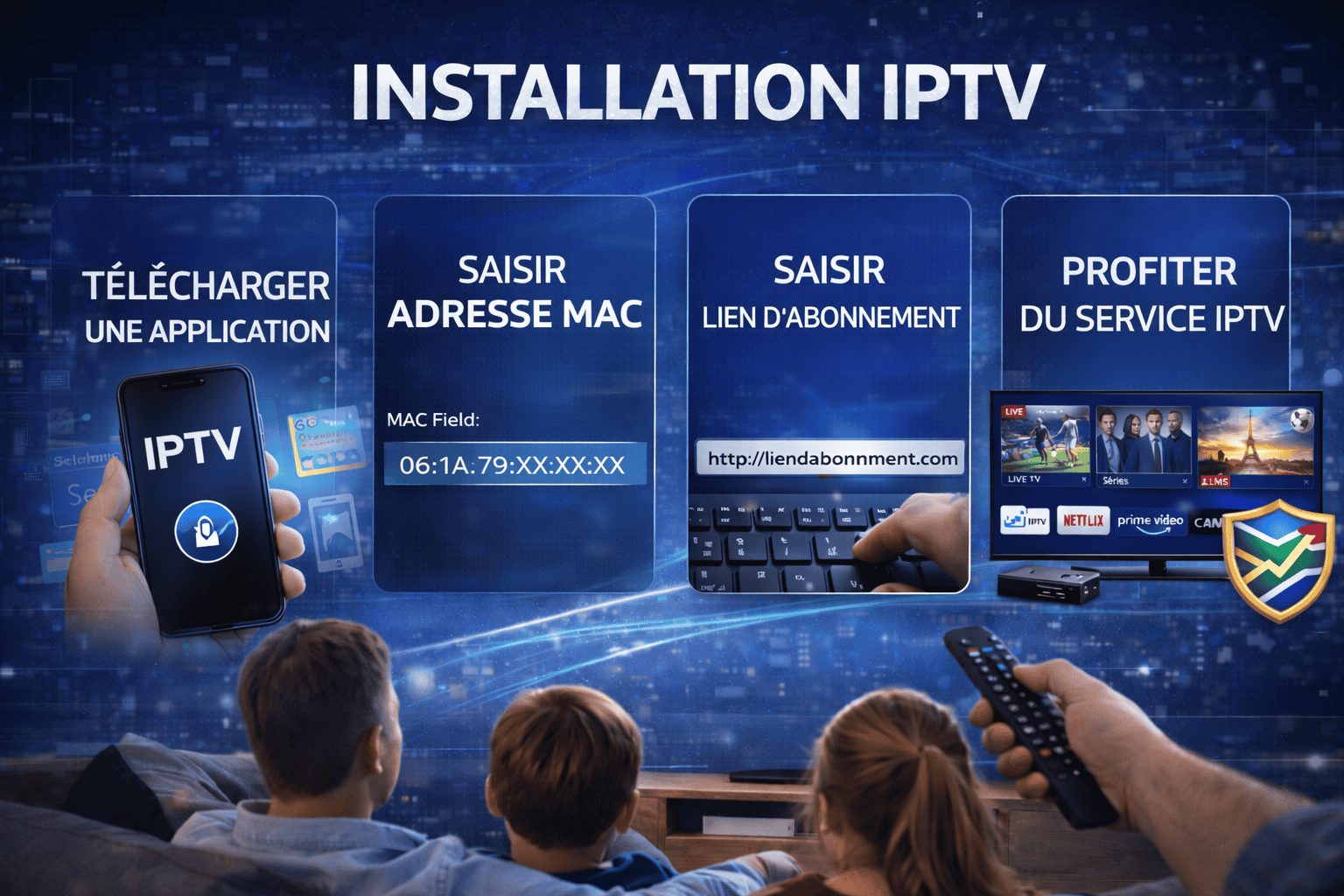 installation iptv smart tv guide
